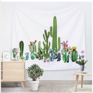 Home Decor: cacti tapestry